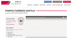 Desktop Screenshot of pompes-funebres-santilly.com